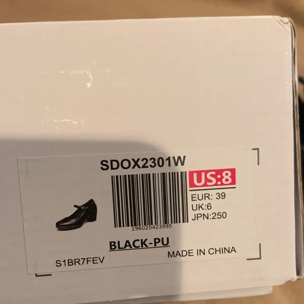 Dream Pairs Edena Round Toe Black Mary Jane Pumps - Picture 4 of 4